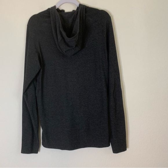 Lululemon Mens heather gray surge warm full zip hooded sweater M - Picture 6 of 8